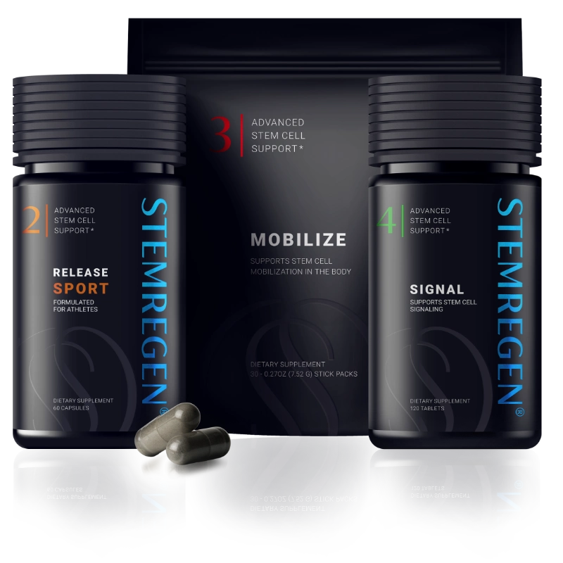 Stemregen Protocol Sport supplement bottles and packaging